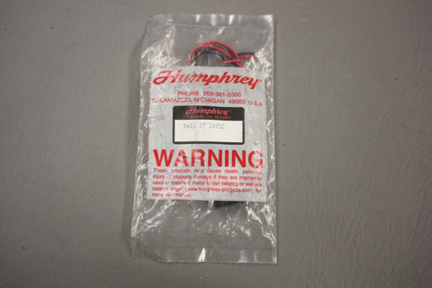 NEW HUMPHREY MICRO SOLENOID VALVE 24V Z61591 M401-37