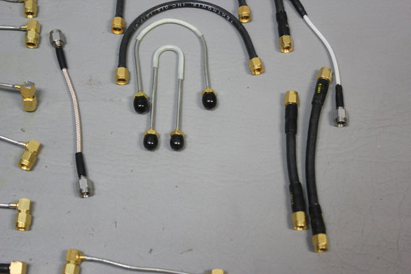 LOT OF 62 MISC. RF MICROWAVE CABLES