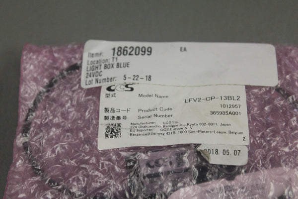 CCS BLUE LIGHT BOX LFV2-CP-13BL2