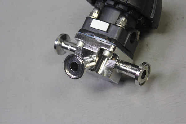 BURKERT 3 WAY SANITARY STAINLESS STEEL DIAPHRAGM VALVE 1/2" 316L 10bar 2034