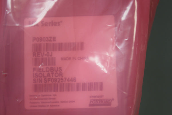 2 NEW FOXBORO/INVENSYS FIELDBUS ISOLATORS P0903ZE
