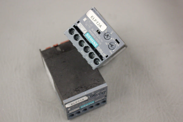 LOT OF TWO SIEMENS SIRIUS TIME RELAY 3RA2812-1DW10
