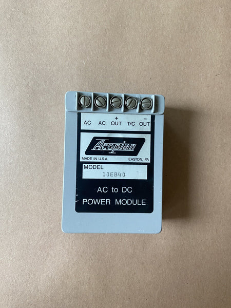 ACOPIAN 10EB40 AC TO DC POWER MODULE