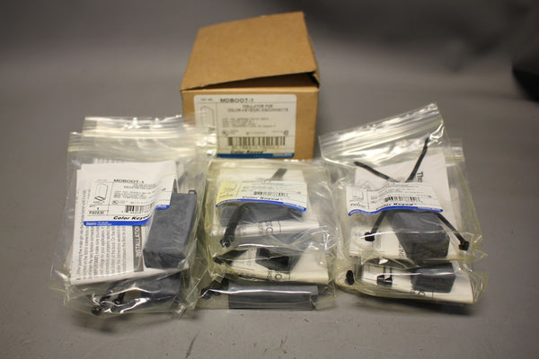 NEW LOT OF 10 THOMAS AND BETTS COLOR KEYED INSULATORS MDBOOT-1