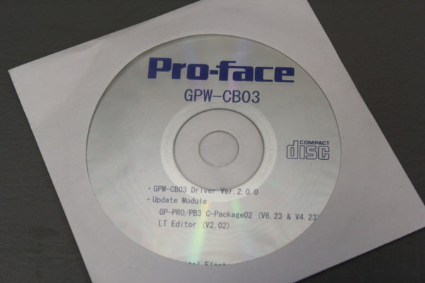 PRO FACE GPW-CB03 SOFTWARE DISK