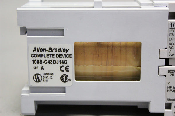 ALLEN BRADLEY COMPLETE UNIT 100S-C43DJ14C