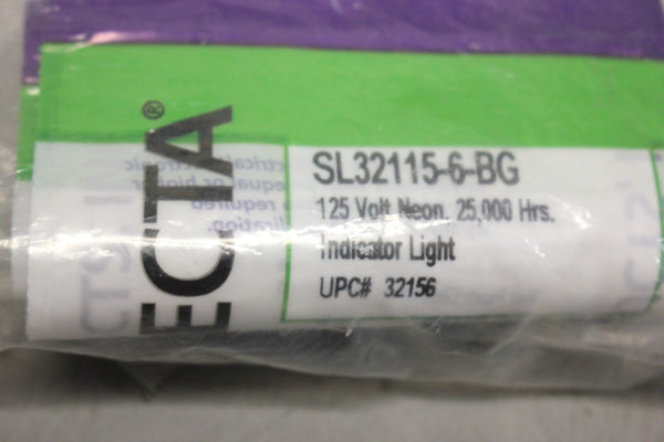 NEW LOT OF 5 SELECTA  VOLT INDICATOR LIGHTS SL32115-6-BG
