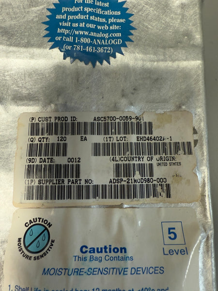 *1 NEW * ANALOG DEVICES ADSP-21MOD980-000