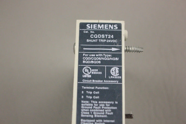 Siemens CQDST24 Shunt Trip Auxiliary Switch
