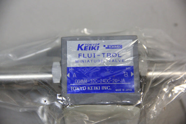 NEW TOKYO KEIKI FLUI-TROL MINIATURE VALVE DG4M4-32C-24DC-20-JA