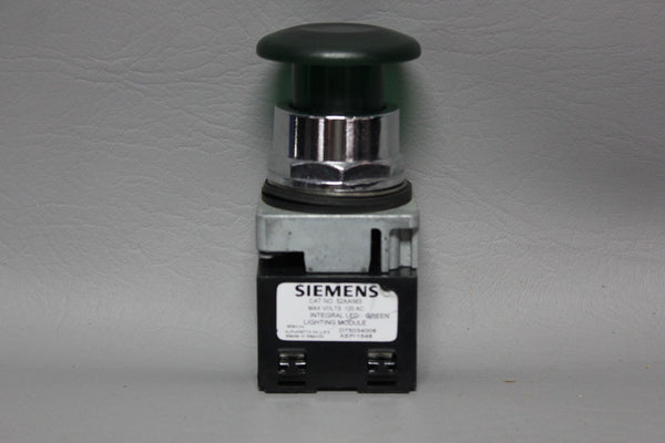 SIEMENS RED ILLUMINATED MUSHROOM HEAD PUSH PULL BUTTON 52PP2MS W/52AAIM3