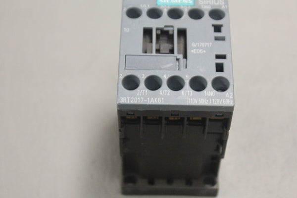 SIEMENS 3RT2017-1AK61 POWER CONTACTOR