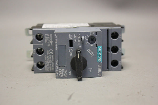 UNUSED SIEMENS SIRIUS CIRCUIT BREAKER 3RV2021-OJA10