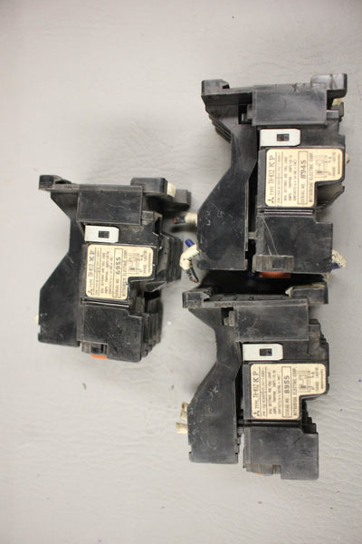 LOT OF 3 MITSUBISHI ELECTRIC THERMAL OVERLOAD RELAY TH-K12 KP