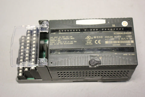 GE FANUC VERSAMAX PLC MODULE WITH CARRIER  IC200ALG432E IC200CHS022