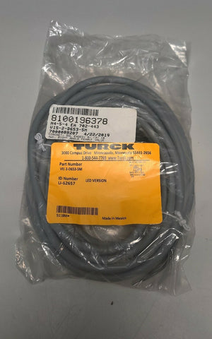 Turck vis 2-D653-5M  8100196378 Cordset NEW