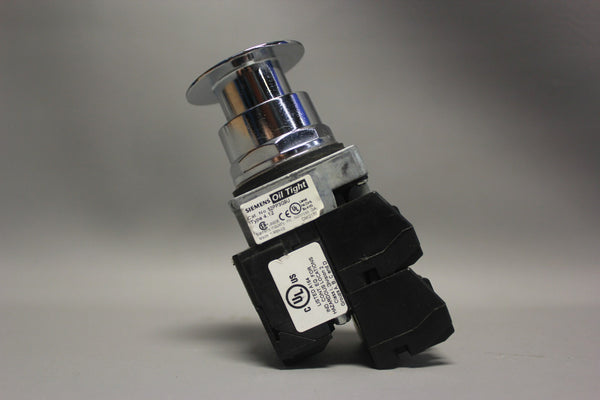 SIEMENS 52PP3G9U YELLOW PUSH BUTTON INTEGRAL LED LIGHTING MODULE