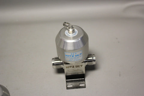 UNUSED SCV KITZ SCT DIAPHRAGM VALVE W/PFA-SEAT 316LE KD STAINLESS STEEL 10K-1/2"