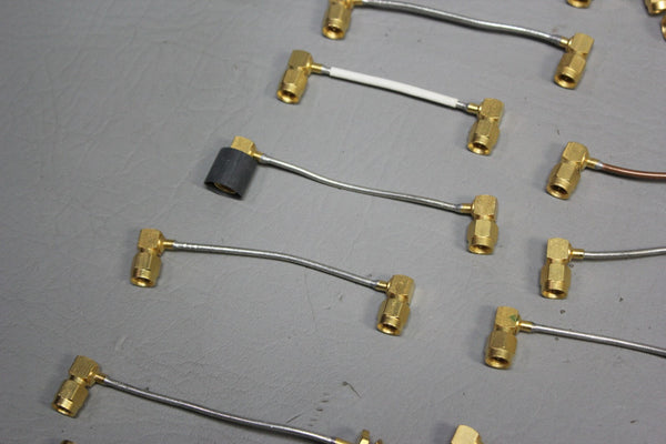 LOT OF 62 MISC. RF MICROWAVE CABLES