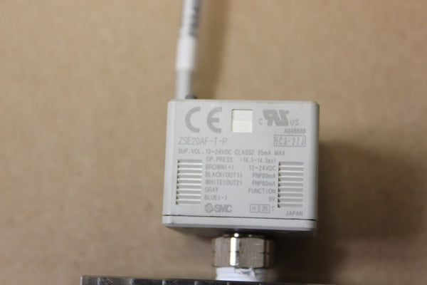 SMC DIGITAL VACUUM SWITCH P/N: ZSE20AF-T-P