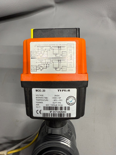 GEORG FISCHER  ELECTRICALLY ACTUATED BALL VALVE  150.104.227  TYPE 546   (C1)