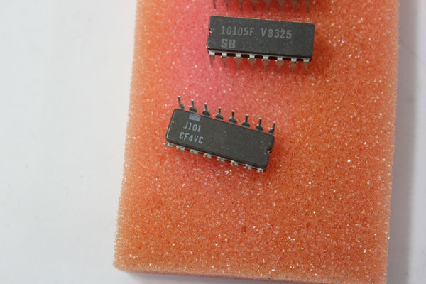 4 Signetics 10101F IC 16 Pin DIP Ceramic