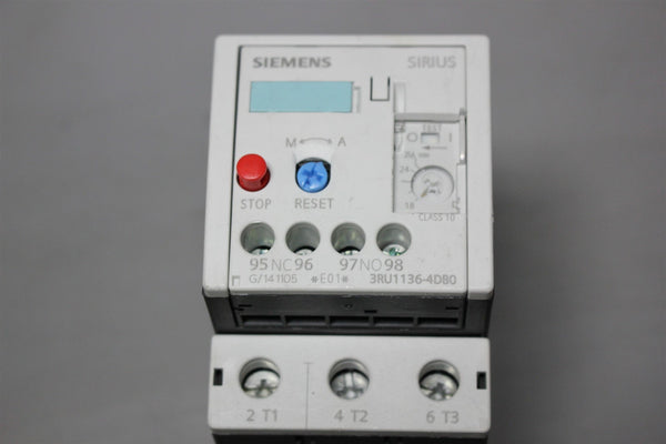 UNUSED SIEMENS OVERLOAD RELAY 3RU1136-4DB0