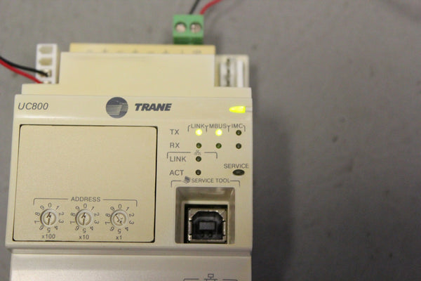 TRANE CHILLER CONTROL MODULE UC800 X13651144-01 REV. D
