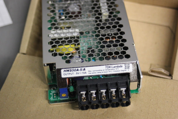 NEW TDK-LAMBDA AC/DC POWER SUPPLY HWS50A-5/A