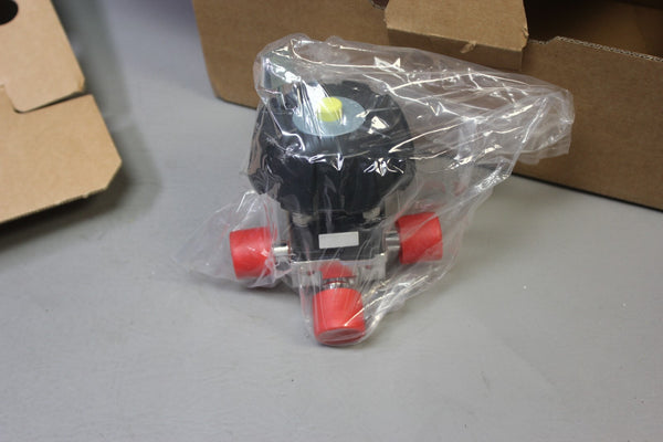 NEW BURKERT 3 WAY SANITARY STAINLESS STEEL DIAPHRAGM VALVE 1/2" 316L 10bar 2034