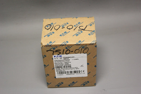 NEW EATON XTOE005BCS-GR1 ELECTRONIC OVERLOAD RELAY