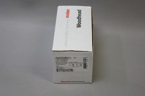 NEW WOODHEAD/MOLEX WATERTITE PLUG 26W81BLK