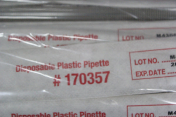50 NEW THERMO NUNC 25ml DISPOSABLE PLASTIC SEROLOGICAL PIPETTE 170357