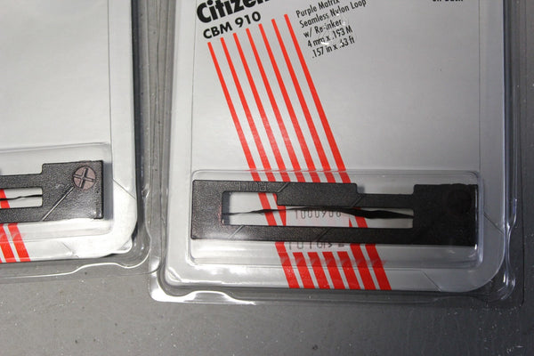 LOT OF 5 NEW NU-KOTE POS RIBBONS FOR CITIZEN CMB 910 911 MD910 911 NK505P