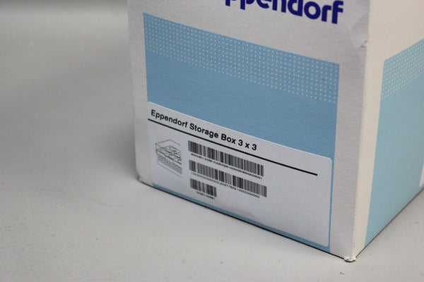 2- Eppendorf 0030140591 Storage Box 3 x 3
