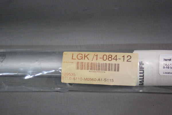 NEW BALLUFF MAGNETOSTRICTIVE POSITION SENSOR   BTL003C