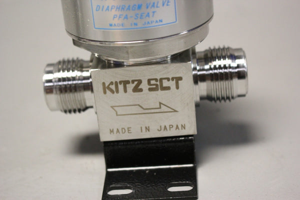 UNUSED SCV KITZ SCT DIAPHRAGM VALVE W/PFA-SEAT 316LE KD STAINLESS STEEL 10K-1/2"