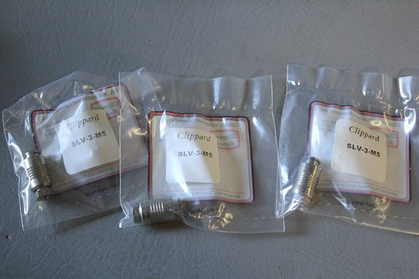 NEW LOT OF 3 CLIPPARD SLEEVE VALVES SLV-3-M5