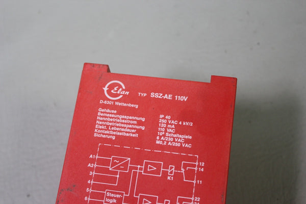 ELAN SSZ SAFETY RELAY SSZ-AE