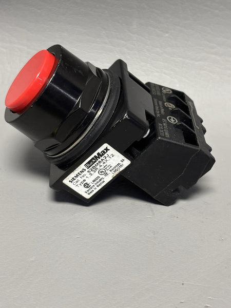 SIEMENS 52BM8A2J 30MM BLACKMAX RED PUSH BUTTON