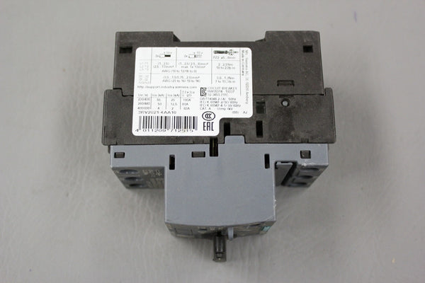 SIEMENS SIRIUS CONTACTOR MOTOR STARTER 3RV2021-4AA10