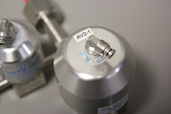 NEW SCV KITZ SCT DUAL 316 STAINLESS DIAPHRAGM VALVES PFA-SEAT 10K-1/4" 1/2"