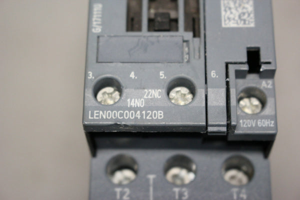 USESD SIEMENS POWER CONTACTOR LEN00C004120B