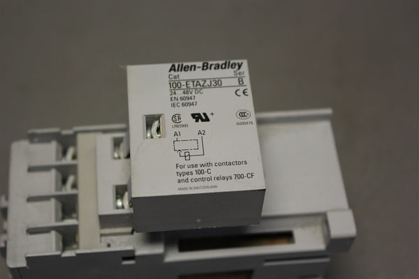 Allen-Bradley General Purpose Contactor 100-C16DJ400 + Timing Module 100ETAZJ30