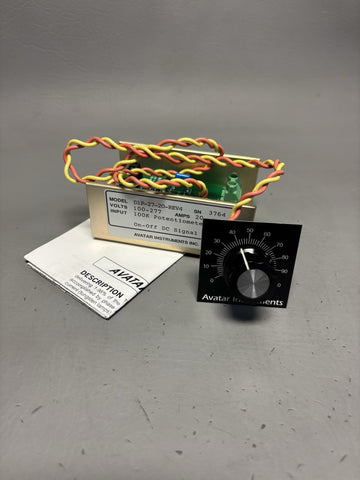 Avatar Instruments D1P-27-20 Power Controller 100k Potentiometer