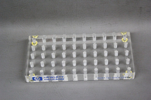 HEWLETT PACKARD HP 50 WELL CLEAR PLEXIGLASS VIAL TRAY 5061-3349