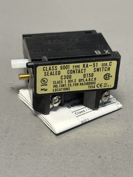 SCHNEIDER ELECTRIC 9001 KA-51 POWER REED CONTACT BLOCK HARMONY