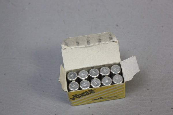 1 BOX OF 10 NEW BUSSMANN BUSS KTK-4 FUSES