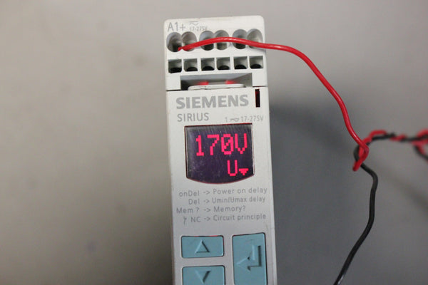 SIEMENS DIGITAL VOLTAGE MONITORING RELAY 3UG4633-2AL30