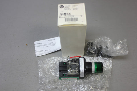 NEW ALLEN BRADLEY GREEN PUSH TO TEST PILOT LIGHT 800H-QRTH24GAP F